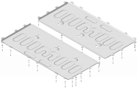 Защита алюминиевая Мотодор (Аккумуляторная батарея), 4 мм,  Voyah Free  2023- арт. 348603