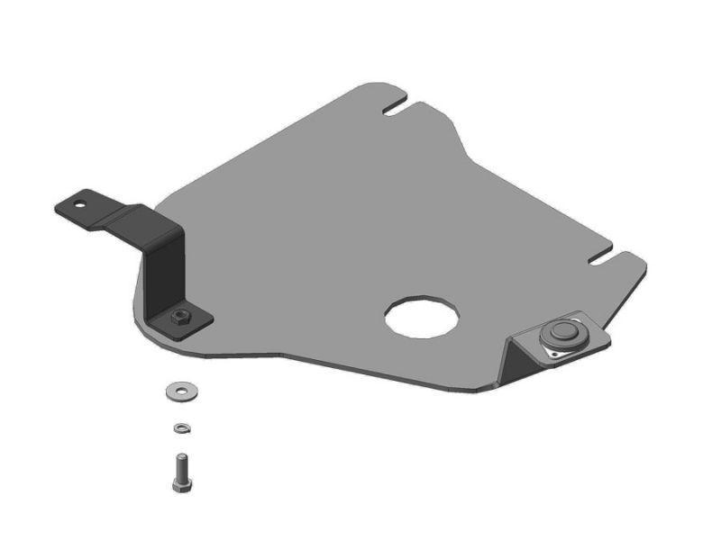Защита рк алюминиевая Motodor для Infiniti QX70 2014- (5 мм, алюминий), 38009