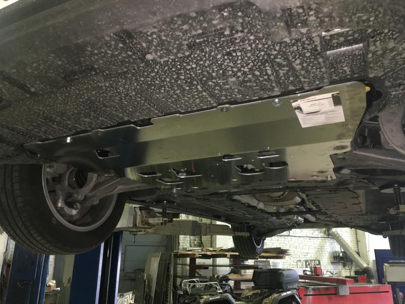 Защита картера и КПП для VOLVO XC 90  2015 - , V-2,0 АТ; 2.0 D AT, 2,0T (320 л.с.) АТ, Sheriff, алюминий 5 мм, арт. 25.2891 V1