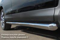 Пороги труба d57 вариант 1 для Mitsubishi ASX, Slitkoff MAT-0007251