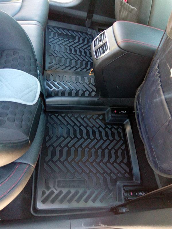 Ковры салонные модельные высокий борт 3D с подпятником для Kia Optima IV 2016 2016-, Элерон 60851