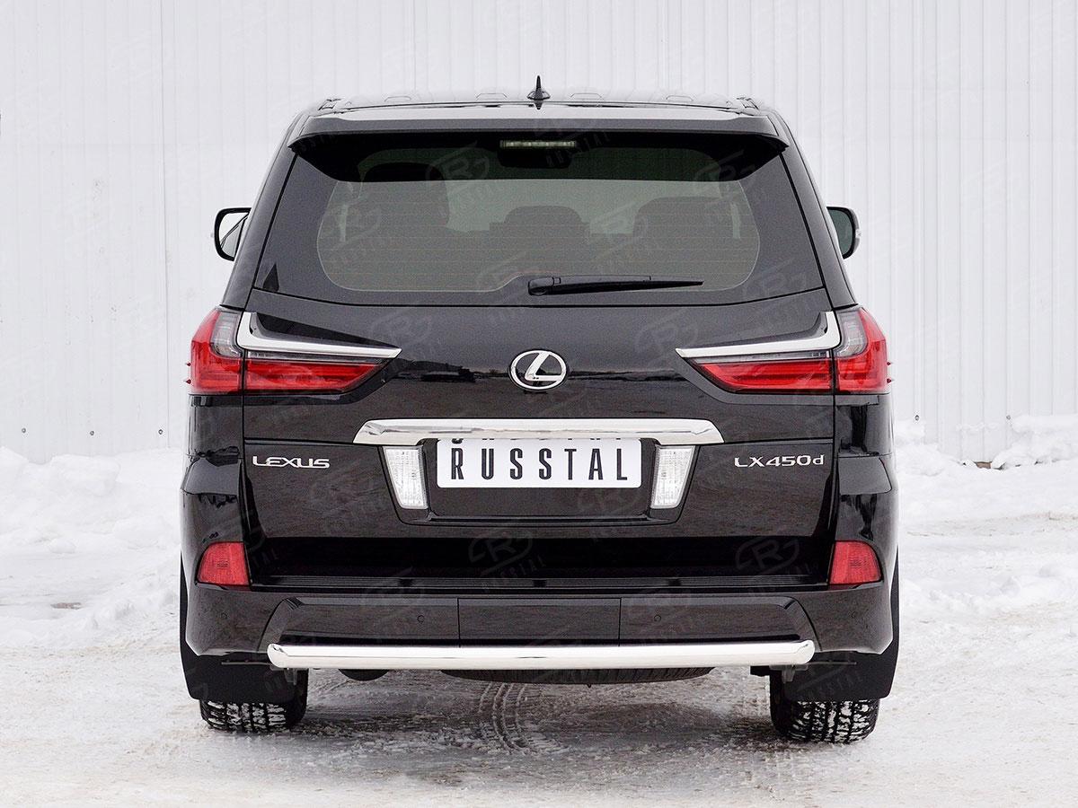 Защита заднего бампера d57 Lexus LX570/LX450d 2015, Slitkoff LLX4Z-002520