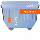 Защита  картера и КПП Toyota Raum (Z10) 1997-2003 V-1,5 2WD , ALFeco, алюминий 4мм, арт. ALF24103al