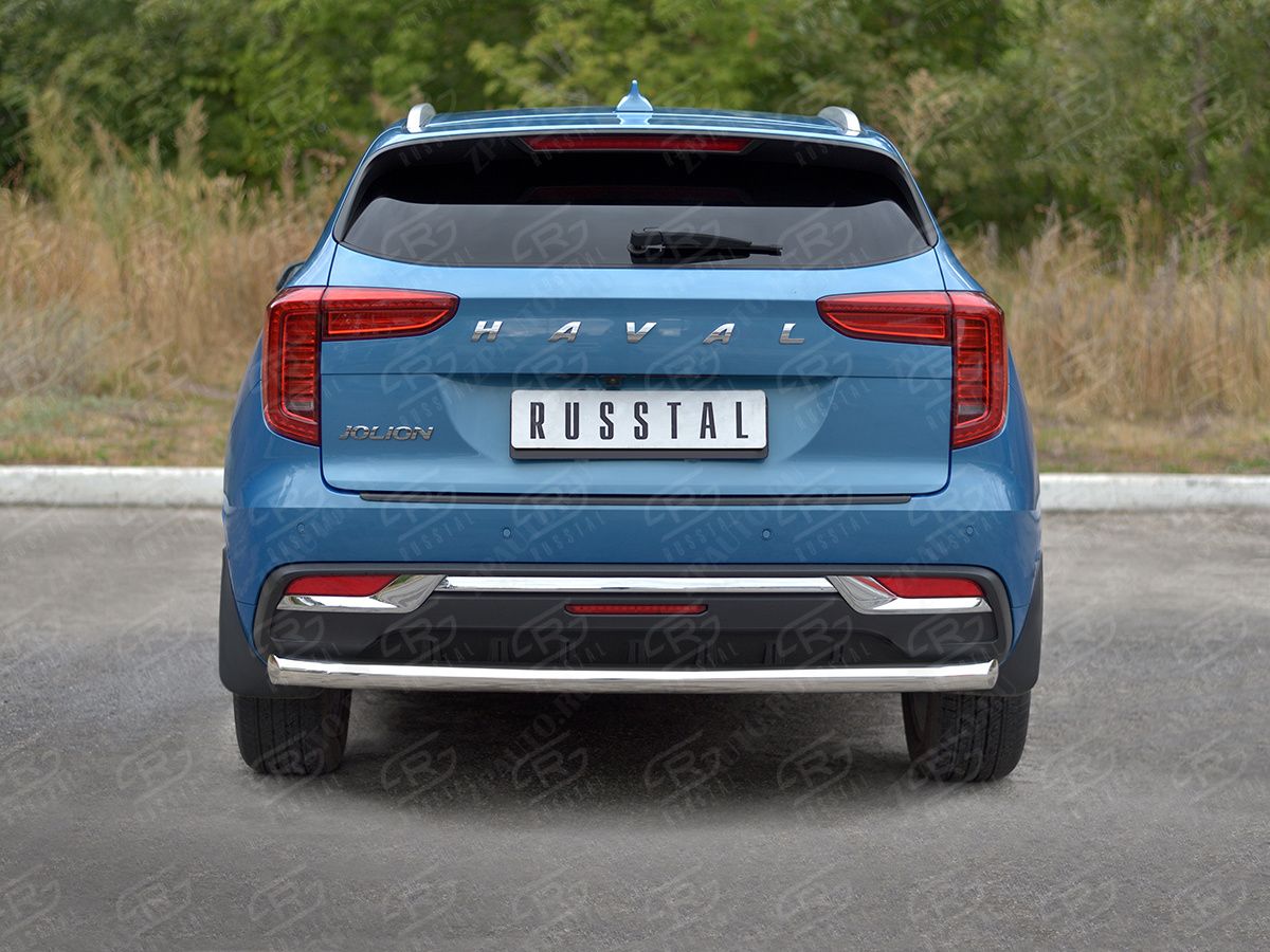 HAVAL JOLION 1.5 2WD 2021- Защита заднего бампера d57 секции HJOLZ-003994