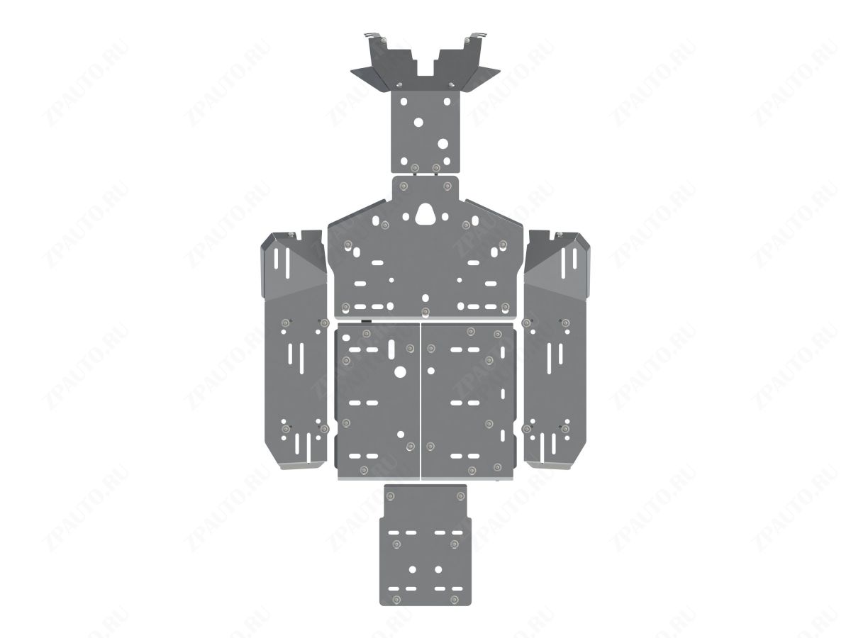 Защита днища для CAN-AM Commander 2015-2021, алюминий 4 мм, STORM, арт. 3139