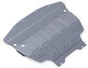 Защита картера Rival для Infiniti M 37 IV 2010-2014, штампованная, алюминий 4 мм, с крепежом, 333.2412.1