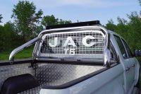 Защита кузова и заднего стекла 76,1 мм со светодиодной фарой для автомобиля JAC T6 (4WD) 2.0T (бенз) 2021-,TCC Тюнинг ,арт. JACT621-24