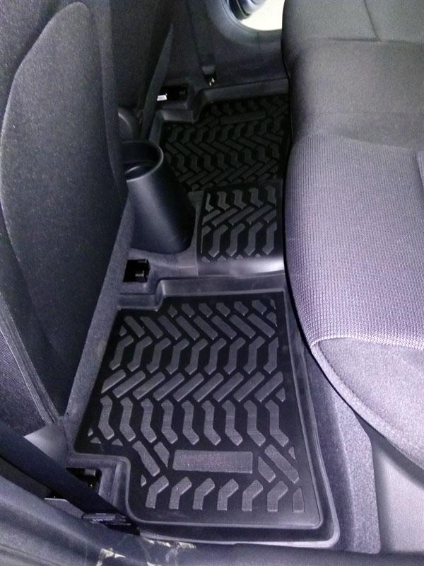 Ковры салонные модельные высокий борт 3D с подпятником для Kia Rio IV 6.2017-, Элерон 64808