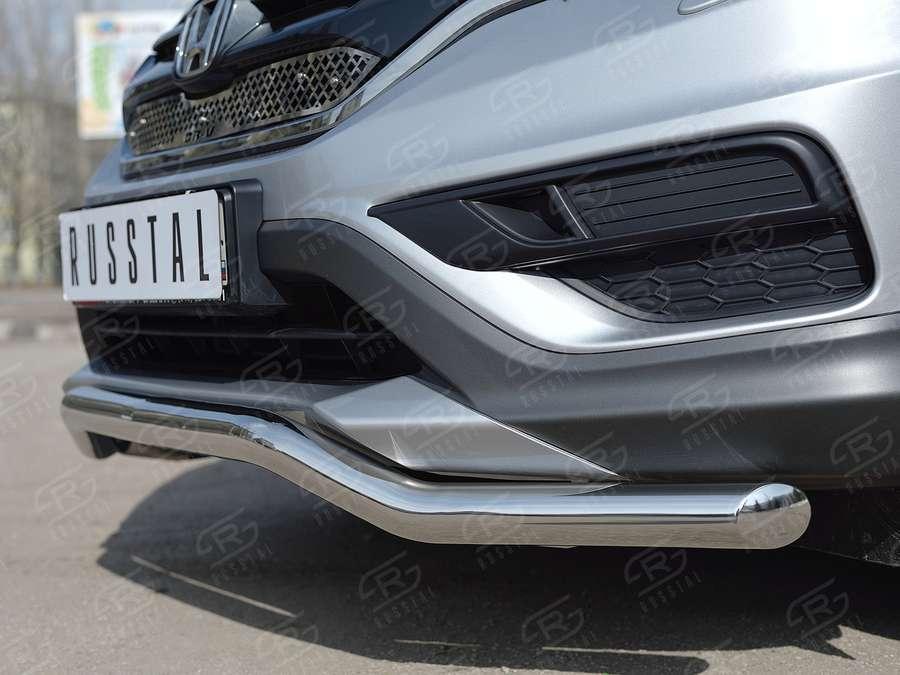 Защита переднего бампера d57 волна Honda CR-V 2015 2.0, Slitkoff HCRZ-002218