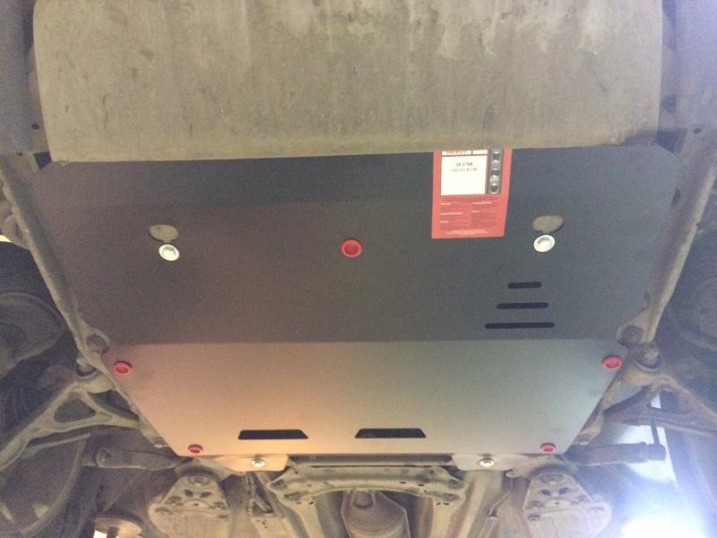 Защита картера и КПП для VOLVO XC 90 кроме V8 2002 - 2015, V-2,5; 3,0; 3,2; 2,4D, Sheriff, сталь 2,5 мм, арт. 25.0798