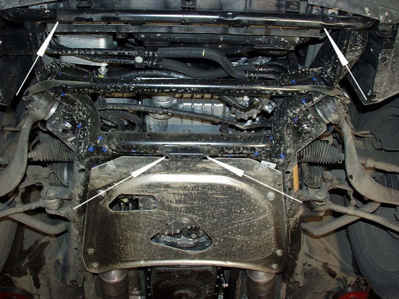 Защита картера для BMW X 5  1999 - 2006, V-3,0; 3,5; 4,4 3,0d; 3,5d; 4,0d, Sheriff, сталь 2,0 мм, арт. 03.0283