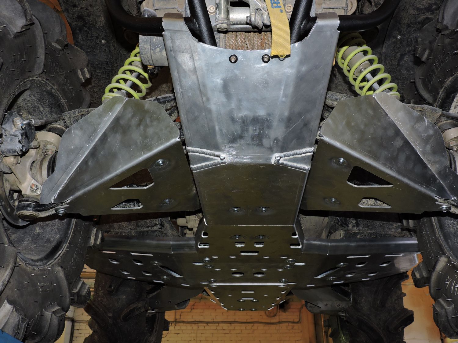 Защита рычагов для CAN-AM Renegade G2 2011-16, алюминий 4 мм, STORM, арт. 3282