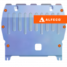 Защита  картера и КПП Nissan Juke NISMO V-all , ALFeco, алюминий 4мм, арт. ALF1544al