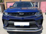 Защита переднего бампера для автомобиля GEELY Tugella 2021 арт. GT.21.01