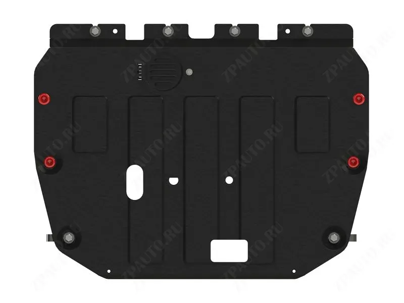 Защита картера и КПП для GAC GN8  2020 -, V-2.0 AT, Sheriff, сталь 2,0 мм, арт. 4664 V2