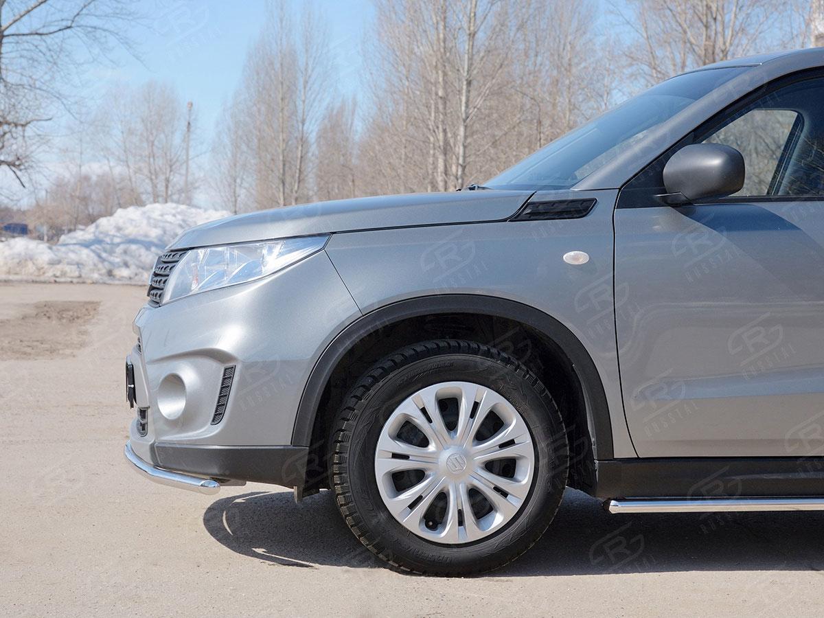 Защита переднего бампера d42 Suzuki Vitara 2015, Slitkoff SVZ-002576