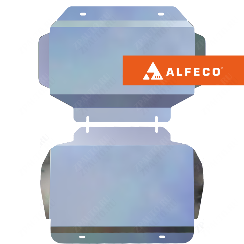 Защита  картера (2 части) Chevrolet Tahoe 2006-2014 V-6,2 , ALFeco, алюминий 4мм, арт. ALF3701al-1