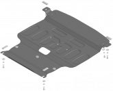 Ковер багажный модельный (высокий борт) для Kia Cerato SD (2018-) , Элерон, арт. 70814