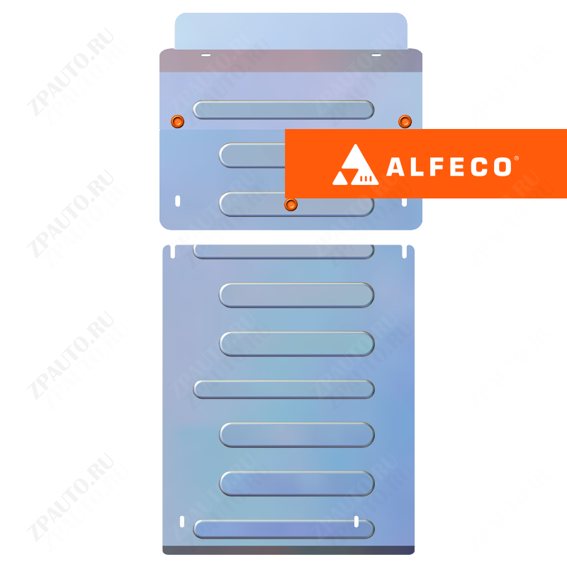 Защита  картера и КПП (2 части) Toyota Cami 1997-2006 V-1,3 , ALFeco, алюминий 4мм, арт. ALF2486al