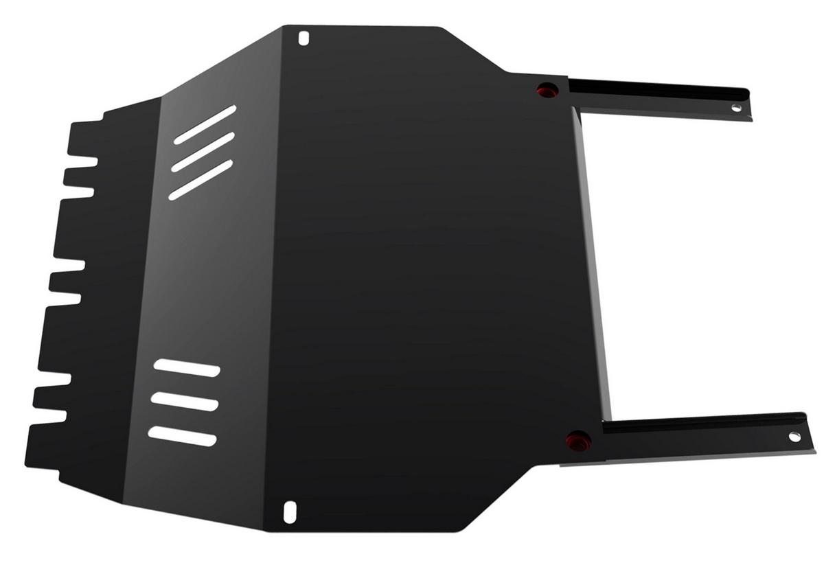 Защита картера и КПП АвтоБроня для Skoda Octavia I Tour рестайлинг (V - все) 2000-2010, сталь 1.8 мм, с крепежом, 111.05104.2