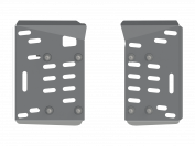 Защита порогов для POLARIS Sportsman 850/550 XP 2011-15, алюминий 4 мм, STORM, арт. 1726