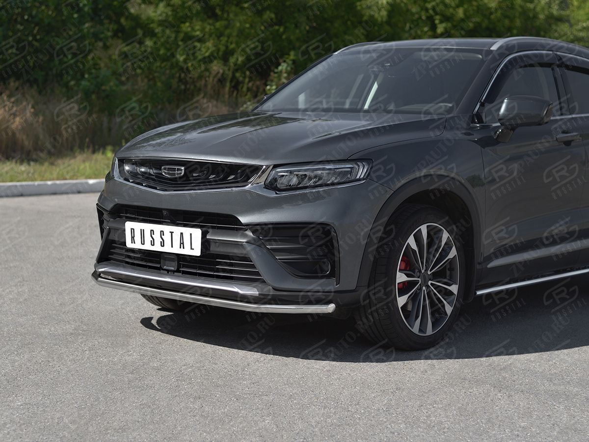 GEELY TUGELLA 2020- Защита переднего бампера d42 секции GTGZ-003940