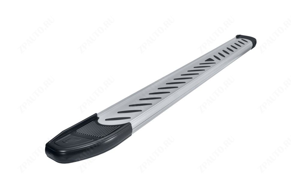 Пороги алюминиевые Elite Silver 1700 серебристые Chery Tiggo 8 Pro Max (2022-2023) , Slitkoff, арт. AL-CT8PRM-012