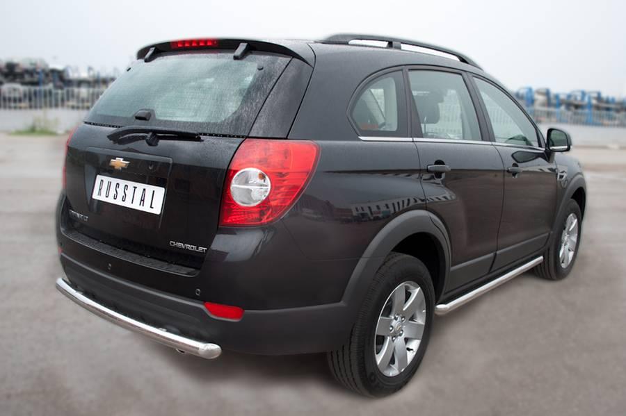 Chevrolet Captiva 2011-2013 Пороги труба d57 (вариант 1) CHCT-0008281