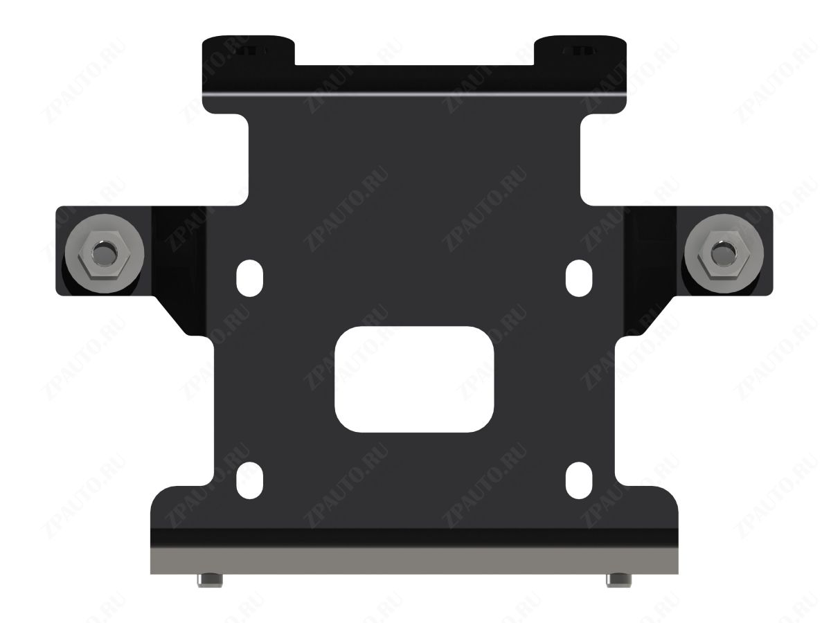 Площадка для крепления лебедки для YAMAHA Grizzly 700/550 2007-14, сталь 4 мм, STORM, арт. 2659