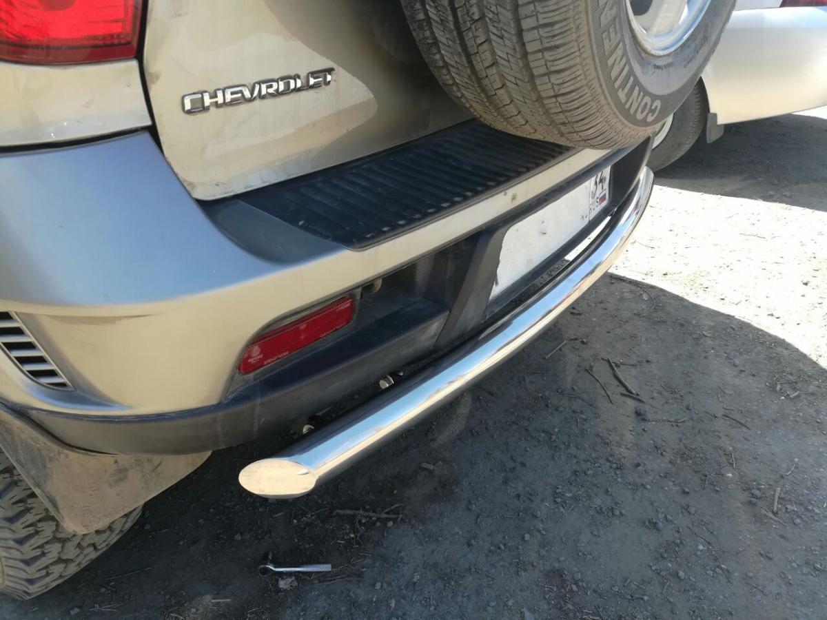 Защита заднего бампера для автомобиля CHEVROLET Niva 2010, Россия CVNV.10.11