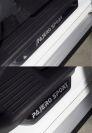 Накладки на пороги вставка (лист зеркальный надпись Pajero Sport )4шт для автомобиля Mitsubishi Pajero Sport 2021- TCC Тюнинг арт. MITPASPOR21-07