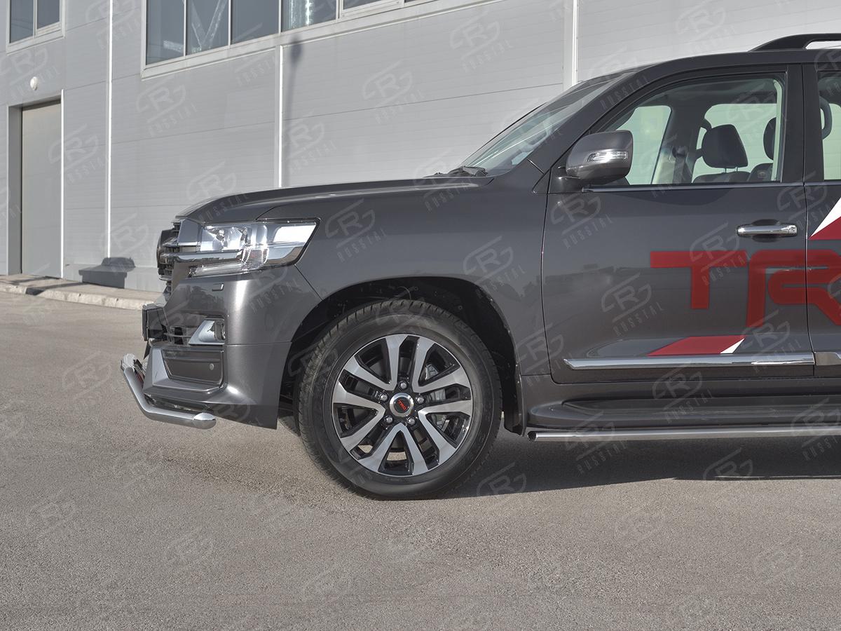 Защита переднего бампера d57 для автомобиля Toyota Land Cruiser 200 TRD 2019 арт. TLCZ-003330, Slitkoff