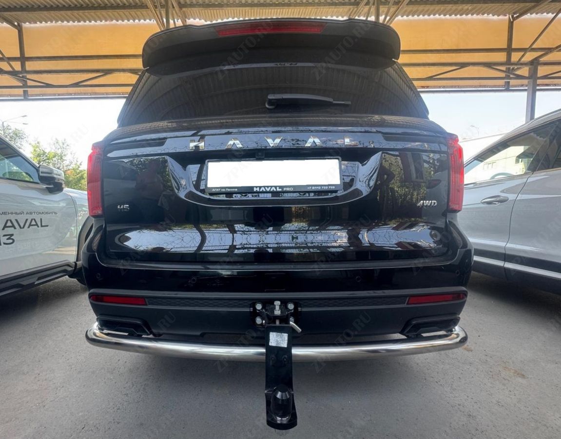 Защита заднего бампера угловая большая для автомобиля Haval H5 2024 арт. HVH5.24.21