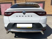 Защита заднего бампера скоба для автомобиля Renault Arkana 2018 арт. RA.18.23