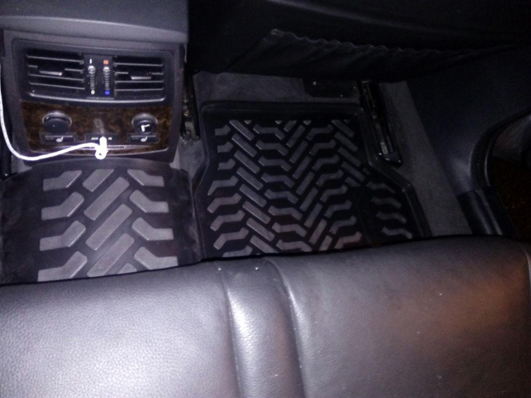 Ковры салонные модельные высокий борт 3D с подпятником для BMW 5er E60 2003-2010, Элерон 62401