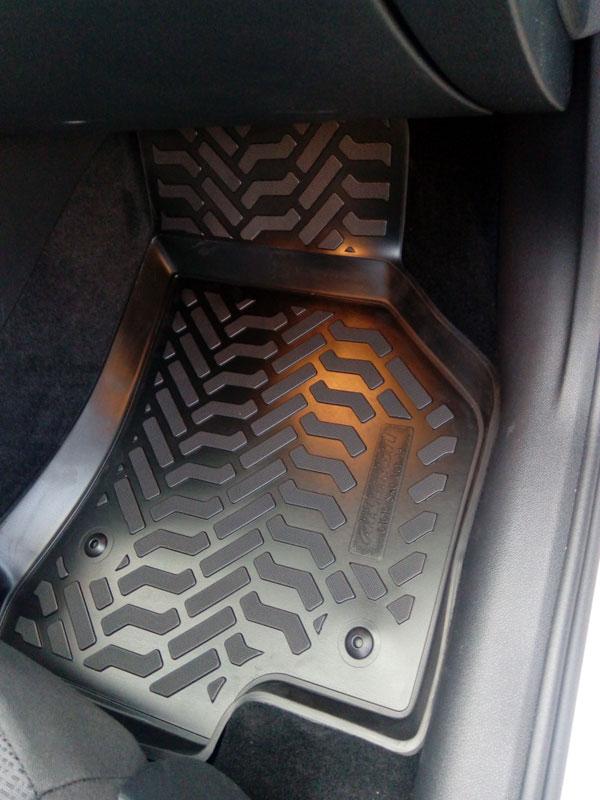 Ковры салонные модельные высокий борт 3D с подпятником для Skoda Octavia A7 2013-, Элерон 61623