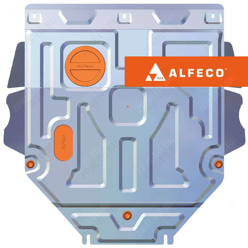 Защита  картера и КПП Geely SC7 2011-2015 V-1,8 , ALFeco, алюминий 4мм, арт. ALF0805al