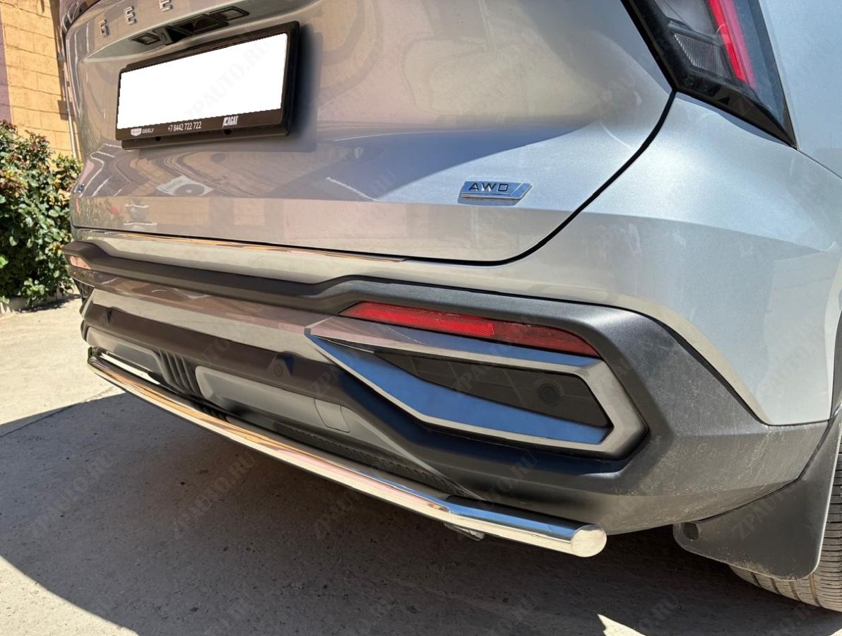 Защита заднего бампера  для автомобиля GEELY Atlas 2023 арт. GA.23.11