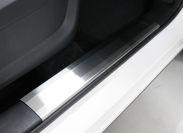 Накладки на пластиковые пороги (лист шлифованный) 4шт для автомобиля Chery Tiggo 7 PRO 2020 арт. CHERTIG7P20-13