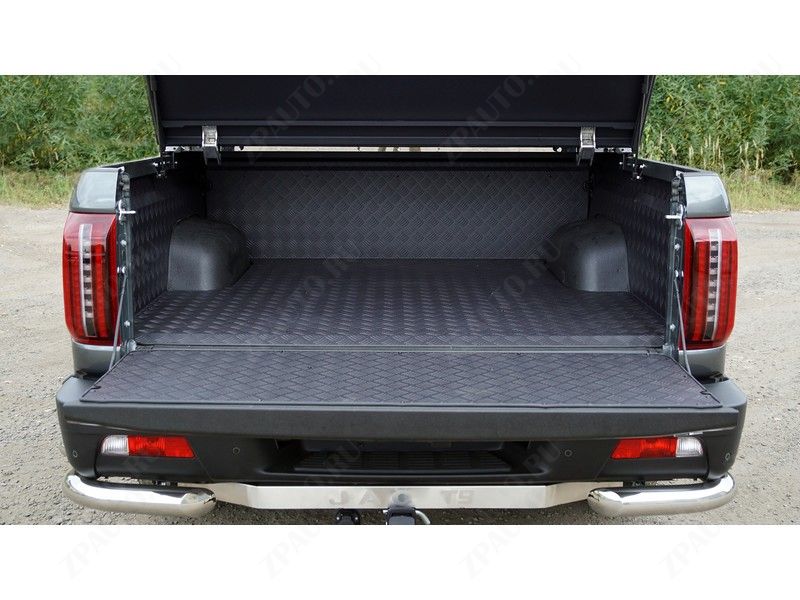 Защитный алюминиевый вкладыш в кузов автомобиля (комплект Black) Foton Tunland G7 2.0 Diesel АКПП 4WD 2024 арт. FOTTUNG724-05