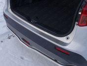 Накладка на задний бампер (лист шлифованный) для автомобиля Suzuki Vitara 2015-