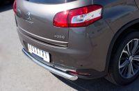 Защита заднего бампера d63 для Peugeot 4008 2012, Руссталь P48Z-000538