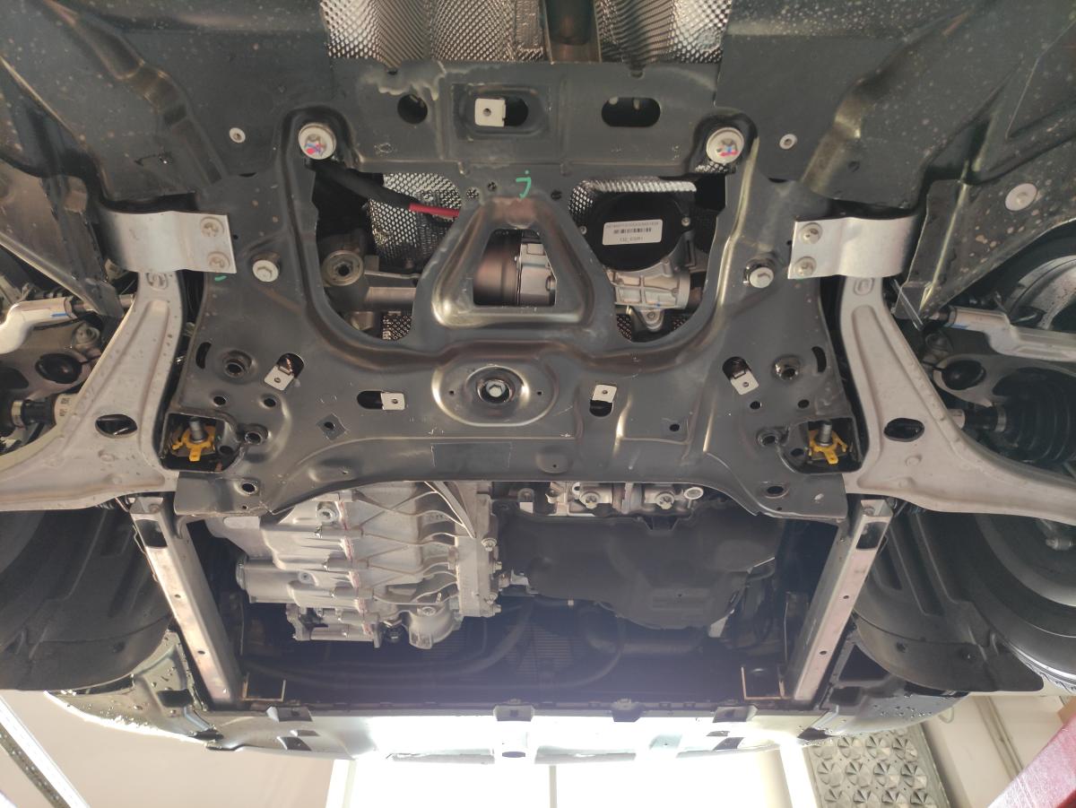 13.08K ЗАЩИТА КАРТЕРА ДВИГАТЕЛЯ И КПП МВ A-класс (W177) 2018- / В-класс (W347) 2018-/CLA (С118, Х118) / GLA (H247) / GLB (Х247) 2019- V-все (Композит 6мм)