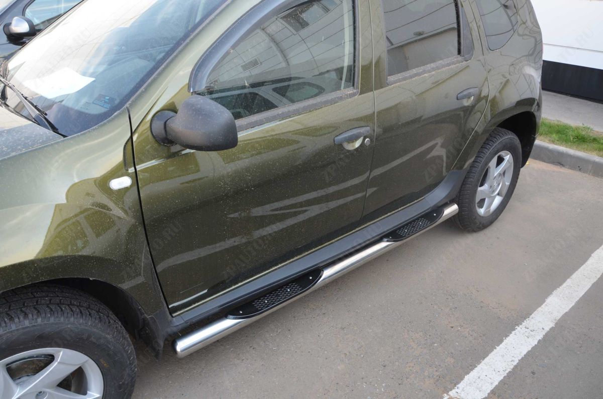 Пороги труба с проступью для автомобиля RENAULT Duster Dakar 2017, Россия RDD.17.93