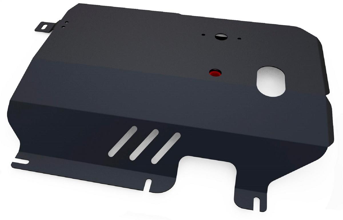 Защита картера и КПП АвтоБроня для Lifan Smily 320 (V - 1.3) 2010-2013, сталь 1.8 мм, с крепежом, 111.03303.1