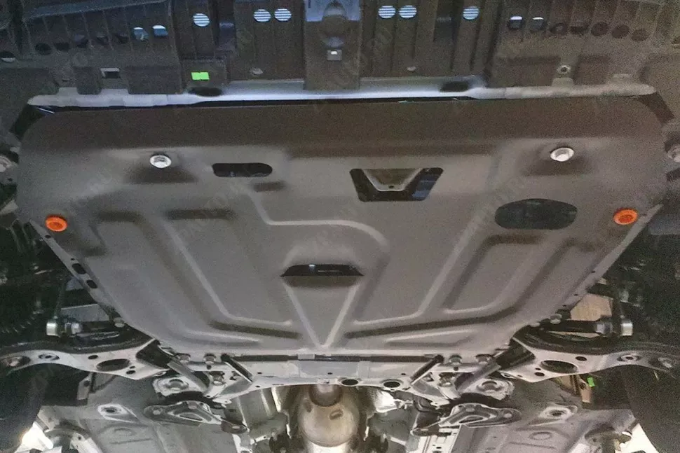Защита  картера и кпп для Lexus CT200h 2011-2015  V-1,8 , ALFeco, сталь 2мм, арт. ALF2475st-1