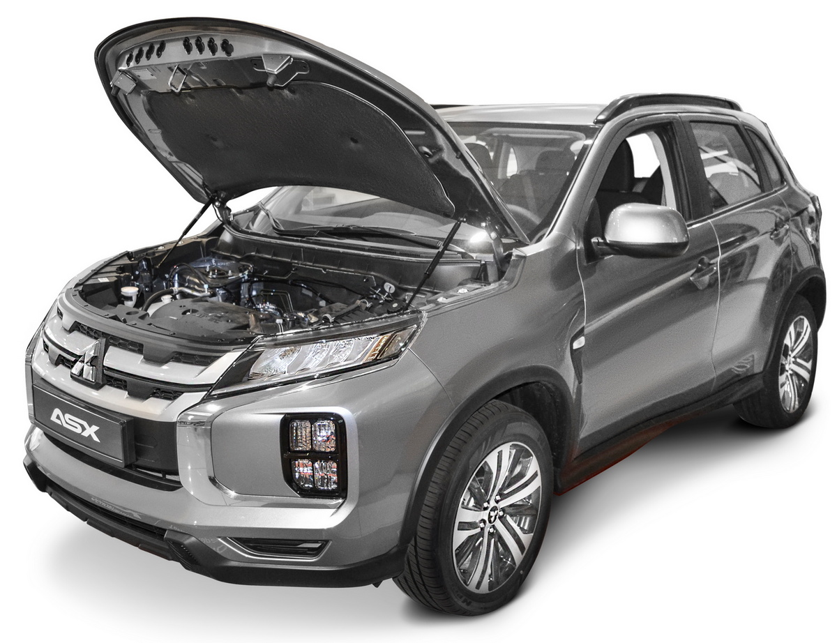 Амортизаторы капота АвтоУпор (2 шт.) Mitsubishi ASX (2020-), Rival, арт. UMIASX021