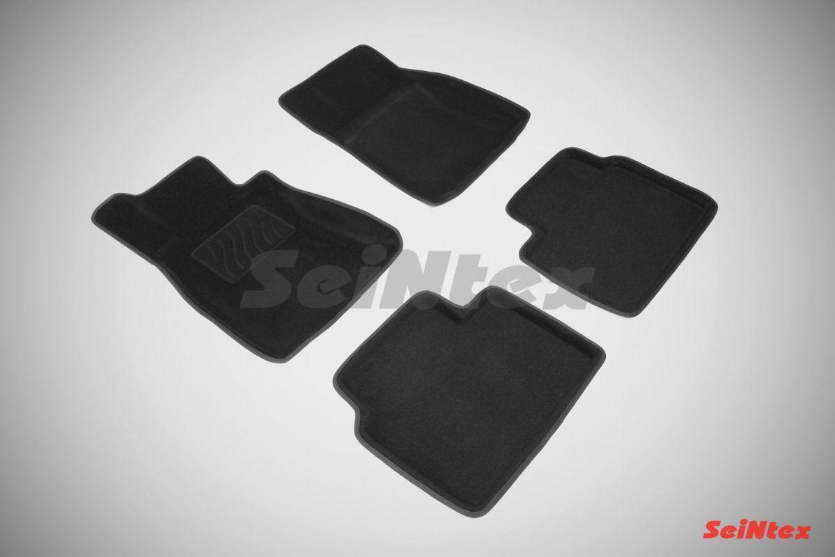 Ковры салонные 3D черные для Lexus LS IV 2007-, Seintex 81967