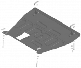 Защита стальная Мотодор (Двигатель, Коробка переключения передач), 2 мм,  FENGON ix7  2024- арт. 78610