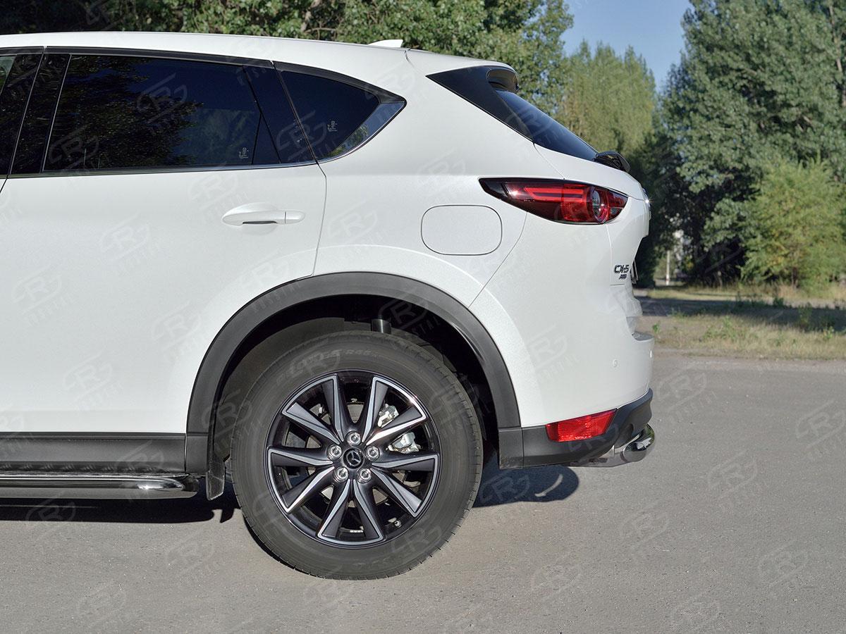 Защита заднего бампера d57 Mazda CX-5 2017, Русталь M5Z-002799, Slitkoff